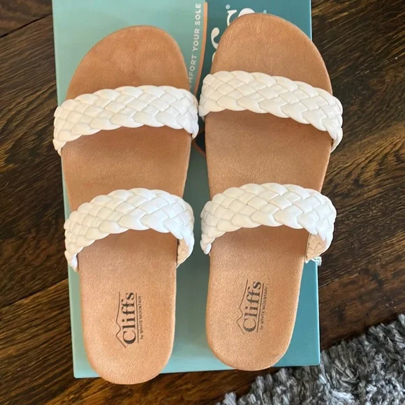 Cliffs by White Mountain Braided Slide Sandals - Picture 1 of 5